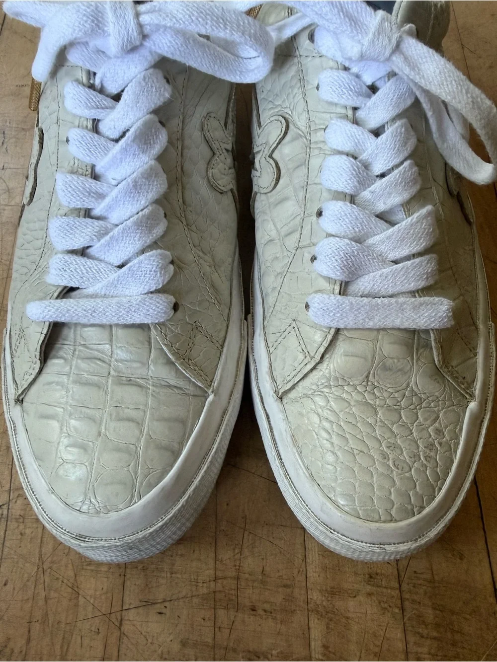 GOLF LE FLEUR X CONVERSE Men's Gator Lace Up Low Top Sneakers Frozen Dew US 10.5 - Picture 4 of 11